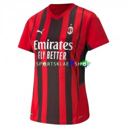 AC Milan drakt Hjemmetrøye Kort erm 2021-22 , Dame