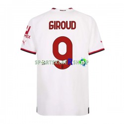 AC Milan drakt Olivier Giroud 9 Bortetrøye Kort erm 2022-23 , Herre AC Milan drakt Olivier Giroud 9 Bortetrøye Kort erm 2022-23 , Herre
