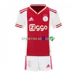 AFC Ajax drakt Hjemmetrøye Kort erm 2022-23 , Barnesett AFC Ajax drakt Hjemmetrøye Kort erm 2022-23 , Barnesett