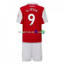 Arsenal drakt Gabriel Jesus 9 Hjemmetrøye Kort erm 2022-23 , Barnesett