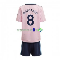 Arsenal drakt Odegaard 8 Tredjetrøye Kort erm 2022-23 , Barnesett