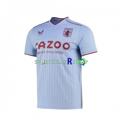 Aston Villa drakt Bortetrøye Kort erm 2022-23 , Herre