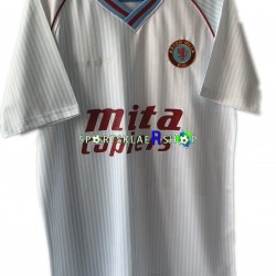 Aston Villa drakt 1988 Retro Bortetrøye Kort erm , Herre