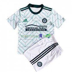 Atlanta United drakt Bortetrøye Kort erm 2022-23 , Barnesett