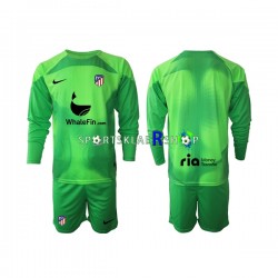 Atlético Madrid drakt Keeper Hjemmetrøye Lang erm 2022-23 , Barnesett