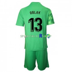 Atlético Madrid drakt Jan Oblak 13 Keeper Tredjetrøye Kort erm 2021-22 , Barnesett