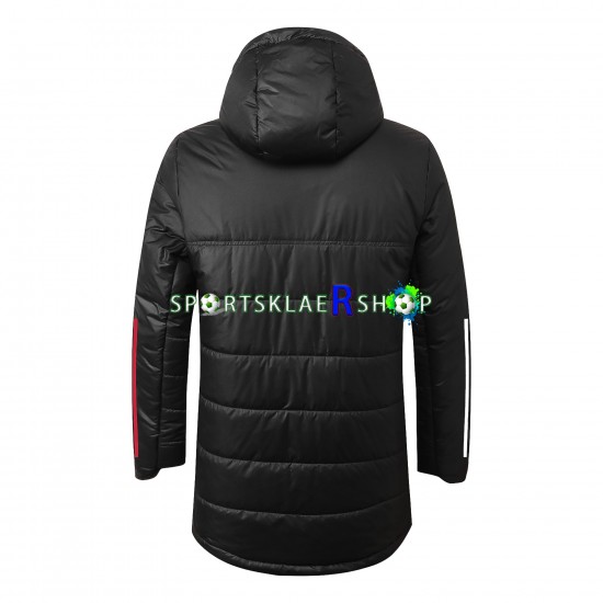 FC Bayern München Svart Vinter Bomullsfrakk , Herre