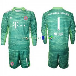 FC Bayern München drakt Manuel Neuer 1 Keeper Tredjetrøye Lang erm 2021-22 , Barnesett