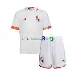 Belgia drakt Bortetrøye Kort erm VM 2022 , Barnesett