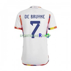 Belgia drakt De Bruyne 7 Bortetrøye Kort erm VM 2022 , Herre