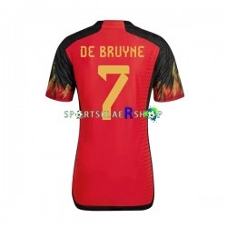 Belgia drakt De Bruyne 7 Hjemmetrøye Kort erm VM 2022 , Herre