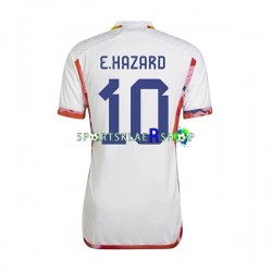 Belgia drakt Eden Hazard 10 Bortetrøye Kort erm VM 2022 , Herre