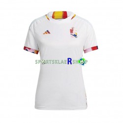 Belgia drakt Bortetrøye Kort erm VM 2022 , Dame