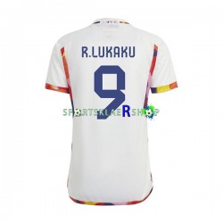 Belgia drakt Lukaku 9 Bortetrøye Kort erm VM 2022 , Herre
