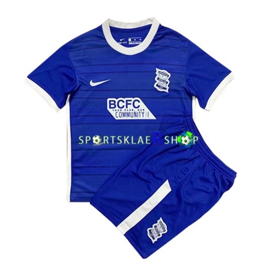Birmingham City drakt Hjemmetrøye Kort erm 2022-23 , Barnesett