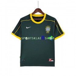Brasil drakt 1998 Keeper Retro Bortetrøye Kort erm , Herre