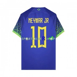 Brasil drakt Neymar JR 10 Bortetrøye Kort erm VM 2022 , Herre