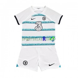 Chelsea drakt Bortetrøye Kort erm 2022-23 , Barnesett