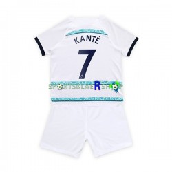 Chelsea drakt Kante 7 Bortetrøye Kort erm 2022-23 , Barnesett