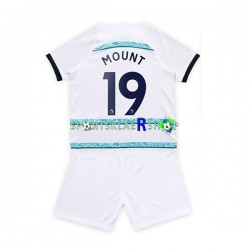 Chelsea drakt Mount 19 Bortetrøye Kort erm 2022-23 , Barnesett