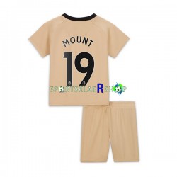 Chelsea drakt Mount 19 Tredjetrøye Kort erm 2022-23 , Barnesett