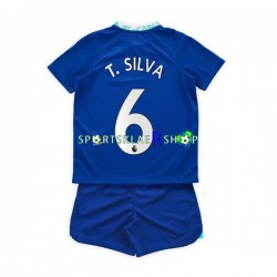 Chelsea drakt T. Silva 6 Hjemmetrøye Kort erm 2022-23 , Barnesett