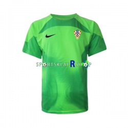 Kroatia drakt Keeper Bortetrøye Kort erm VM 2022 , Herre