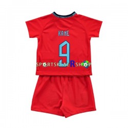 England drakt Kane 9 Bortetrøye Kort erm VM 2022 , Barnesett