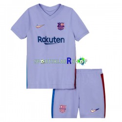 FC Barcelona drakt Bortetrøye Kort erm 2021-22 , Barnesett