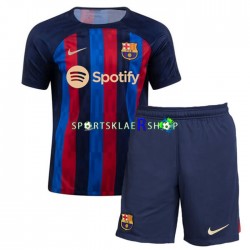 FC Barcelona drakt Hjemmetrøye Kort erm 2022-23 , Barnesett