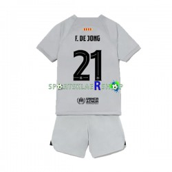 FC Barcelona drakt Frenkie de Jong 21 Tredjetrøye Kort erm 2022-23 , Barnesett