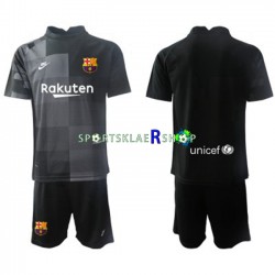 FC Barcelona drakt Keeper Bortetrøye Kort erm 2021-22 , Barnesett