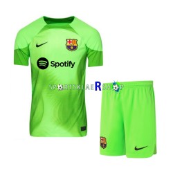 FC Barcelona drakt Keeper Hjemmetrøye Kort erm 2022-23 , Barnesett