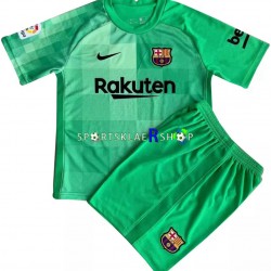 FC Barcelona drakt Keeper Tredjetrøye Kort erm 2021-22 , Barnesett