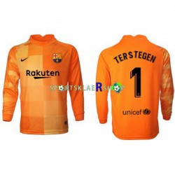 FC Barcelona drakt Ter Stegen 1 Keeper Hjemmetrøye Lang erm 2021-22 , Herre