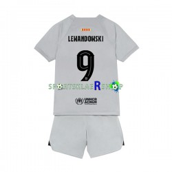 FC Barcelona drakt Lewandowski 9 Tredjetrøye Kort erm 2022-23 , Barnesett