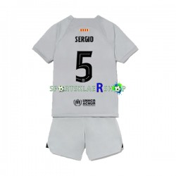 FC Barcelona drakt Sergio Busquets 5 Tredjetrøye Kort erm 2022-23 , Barnesett
