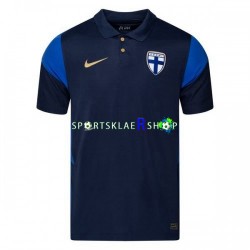 Finland drakt Euro 2020 Bortetrøye Kort erm , Herre
