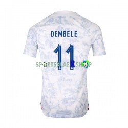 Frankrike drakt Dembele 11 Bortetrøye Kort erm VM 2022 , Herre