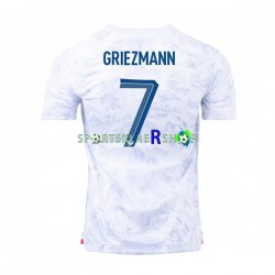 Frankrike drakt Griezmann 7 Bortetrøye Kort erm VM 2022 , Herre