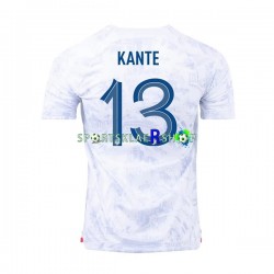 Frankrike drakt Kante 13 Bortetrøye Kort erm VM 2022 , Herre