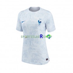 Frankrike drakt Bortetrøye Kort erm VM 2022 , Dame