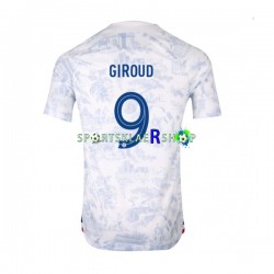 Frankrike drakt Olivier Giroud 9 Bortetrøye Kort erm VM 2022 , Herre