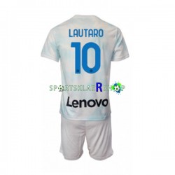 Inter Milan drakt Lautaro Martinez 10 Bortetrøye Kort erm 2022-23 , Barnesett
