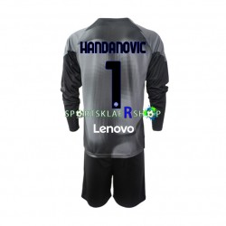 Inter Milan drakt Samir Handanovic 1 Keeper Hjemmetrøye Lang erm 2022-23 , Barnesett