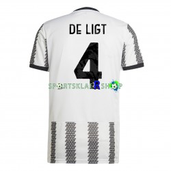 Juventus drakt De Ligt 4 Hjemmetrøye Kort erm 2022-23 , Herre