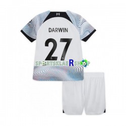 Liverpool drakt Darwin Nunez 27 Bortetrøye Kort erm 2022-23 , Barnesett