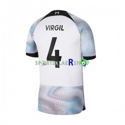 Liverpool drakt Virgil 4 Bortetrøye Kort erm 2022-23 , Herre