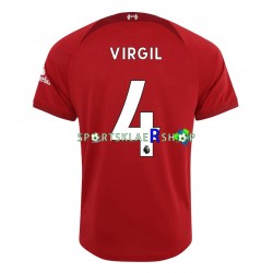 Liverpool drakt Virgil 4 Hjemmetrøye Kort erm 2022-23 , Herre