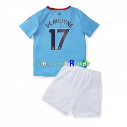 Manchester City drakt De Bruyne 17 Hjemmetrøye Kort erm 2022-23 , Barnesett